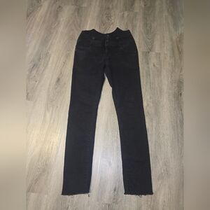 Max | Black Buttonfly Skinny Jeans